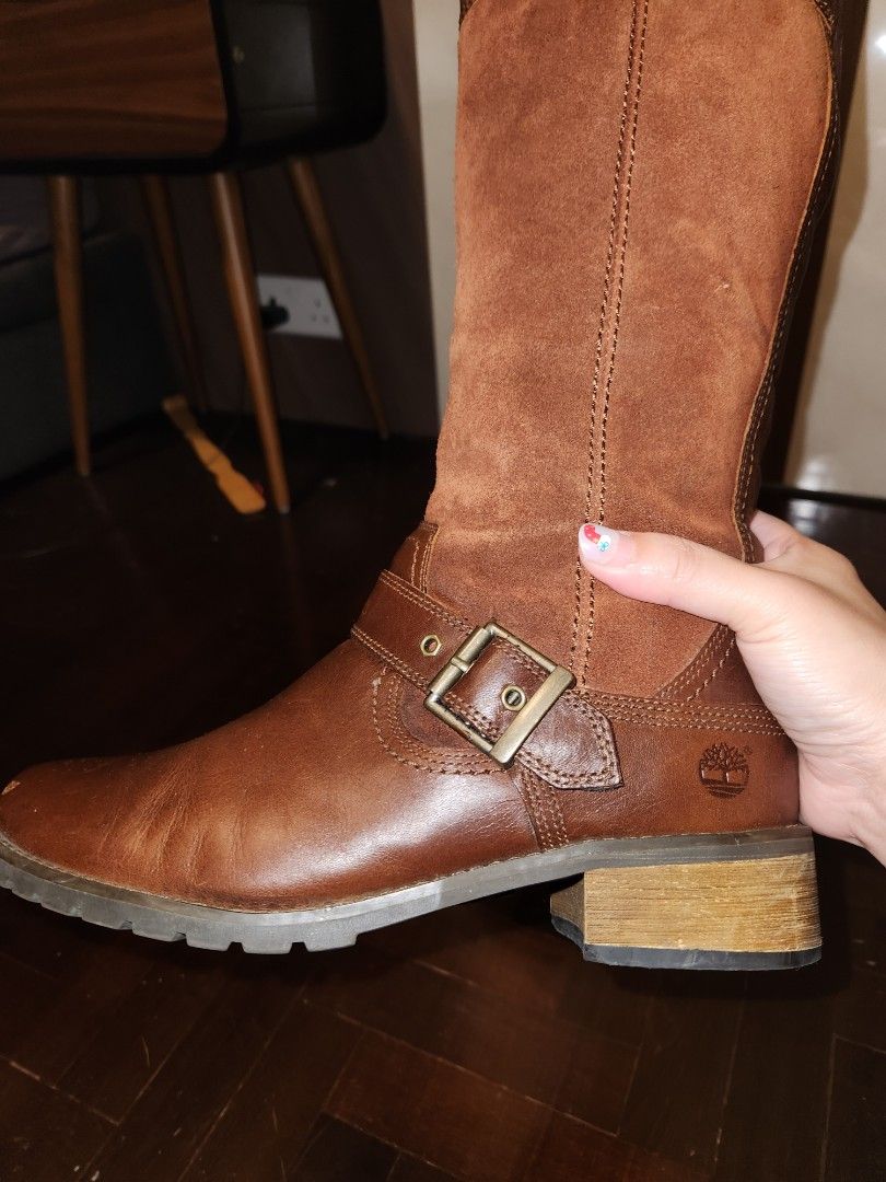 high leg timberland boots