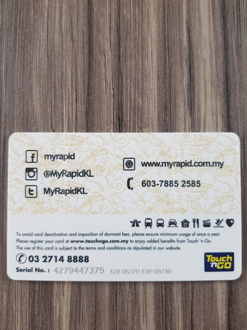 Touch N Go card with Rm credit in card, Hobbies & Toys, Travel, Travel ...