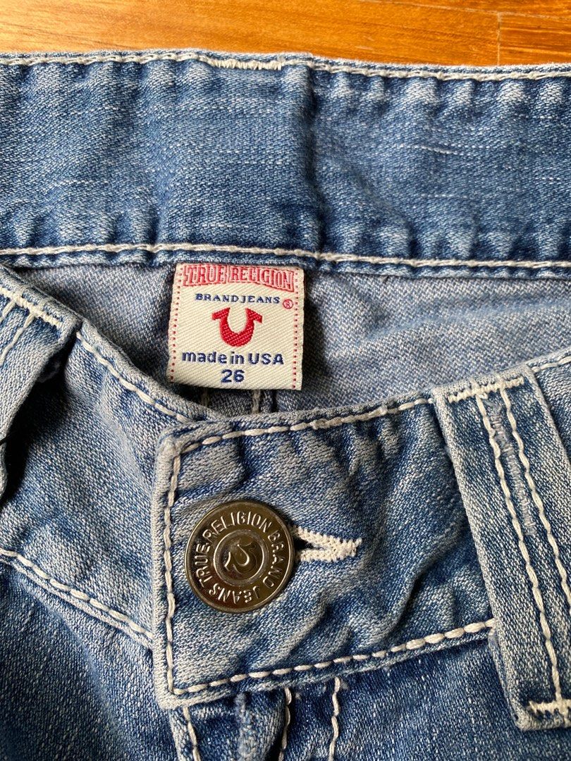 True Religion Low rise Capris jeans Women s Fashion Bottoms