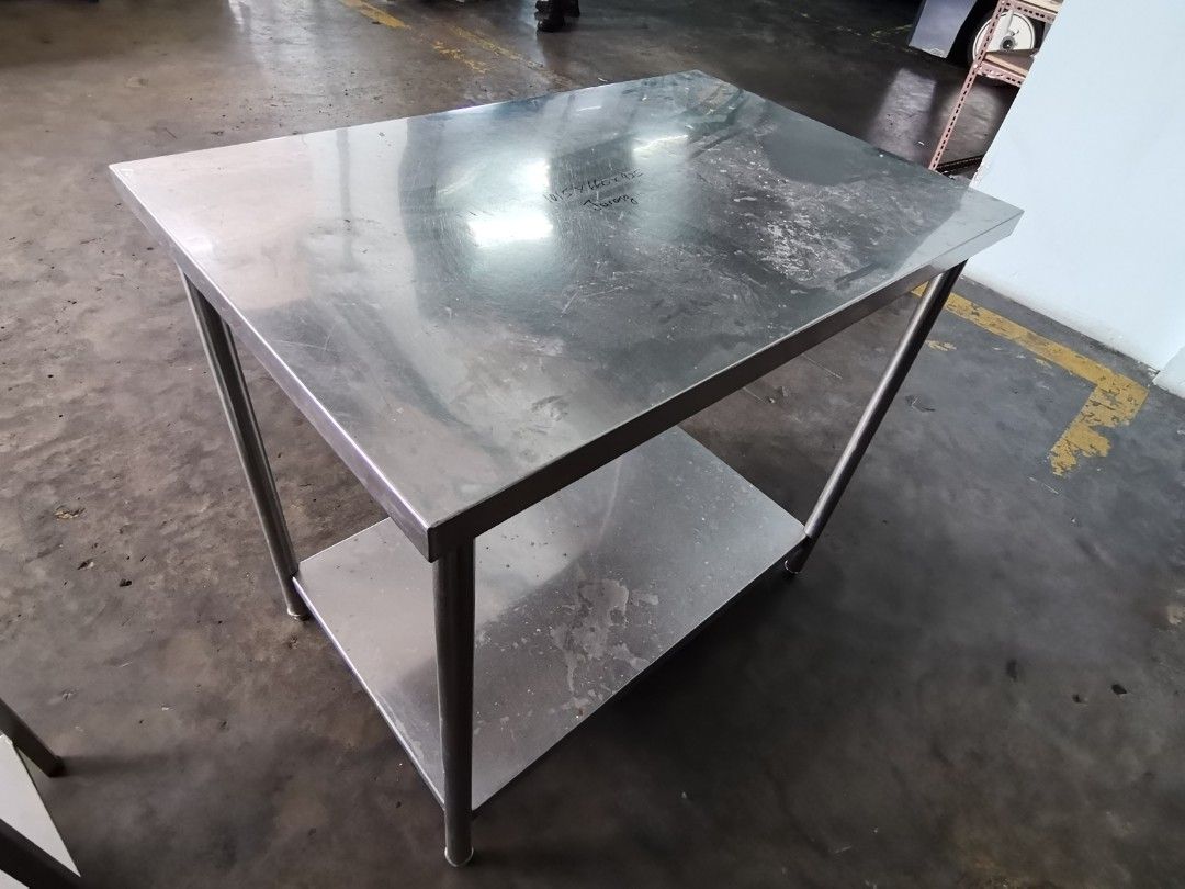 Used stainless deals steel tables
