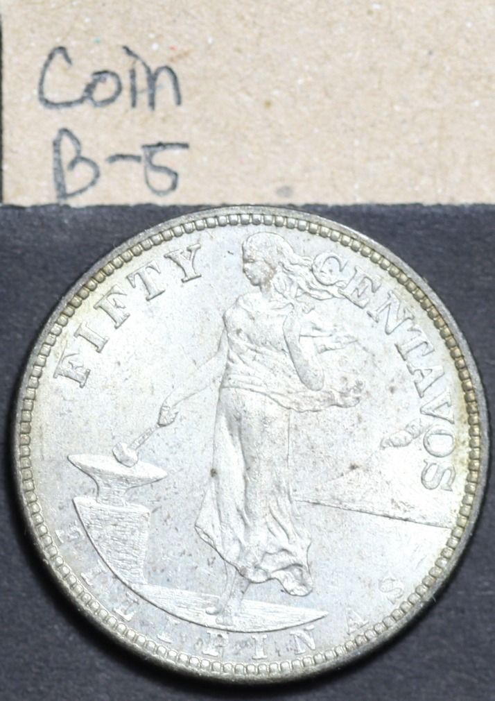 USPI Philippines 1921 S 50 Cents AU (Category: Currency) located in Dumaguete. Submitted by MelodyValuables (Listing ID 1205950116, Image 2). Description: USPI Philippines 1921 S 50 Cents AU Please check the Pictures carefully. You get exactly the coin you see in the picture. Feel free to browse through my Carousell to watch other coins and Bank Notes and don´t forget to click the FOLLOW button :) 💗 .