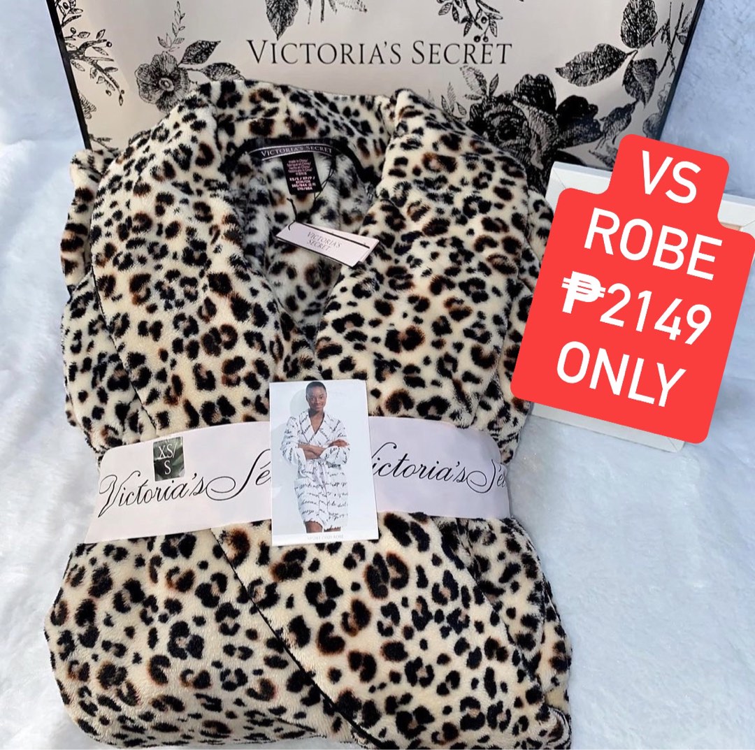Victoria Secret Animal Print Robe, Women's Fashion, Undergarments