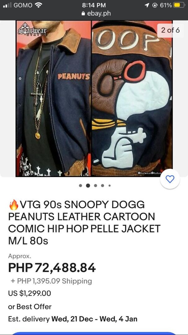 Snoopy Peanuts 90s Vintage Leather Cartoon Basketball NBA Charlie