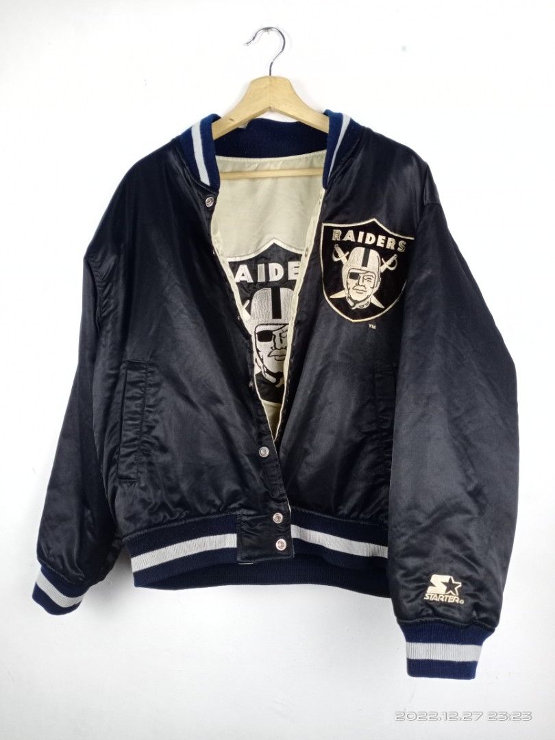 Raiders reversible starter jacket outlet