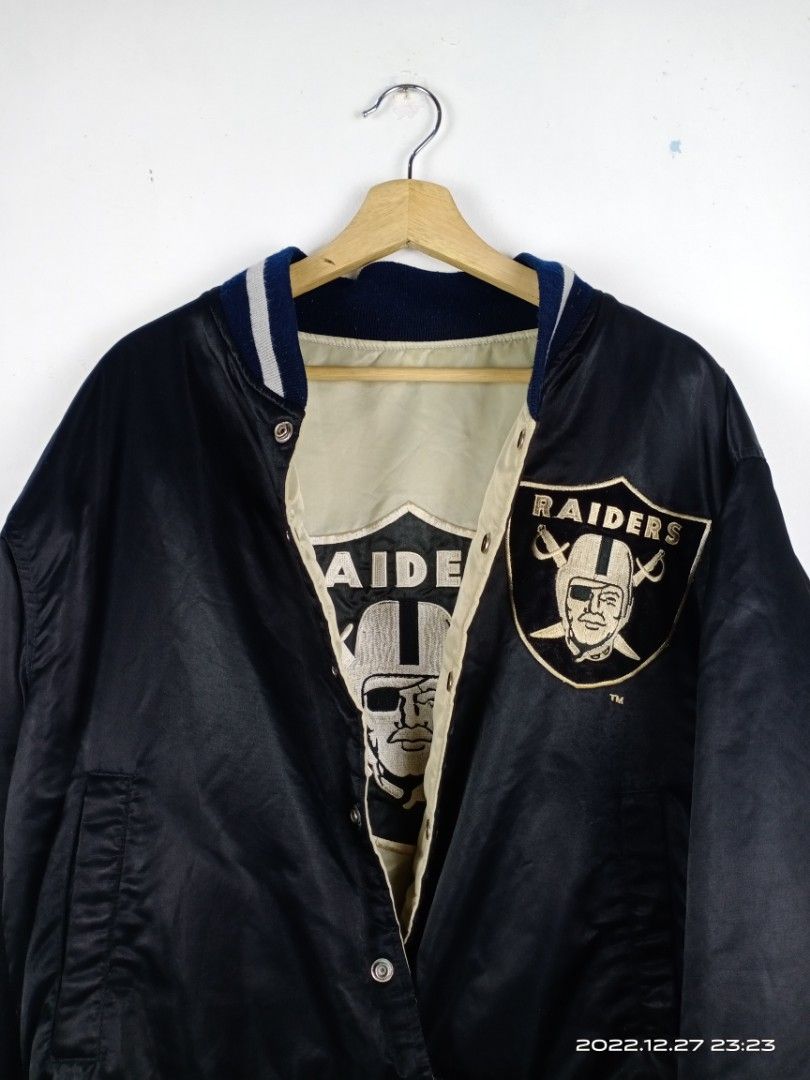 Vintage raiders x starter reversible jacket