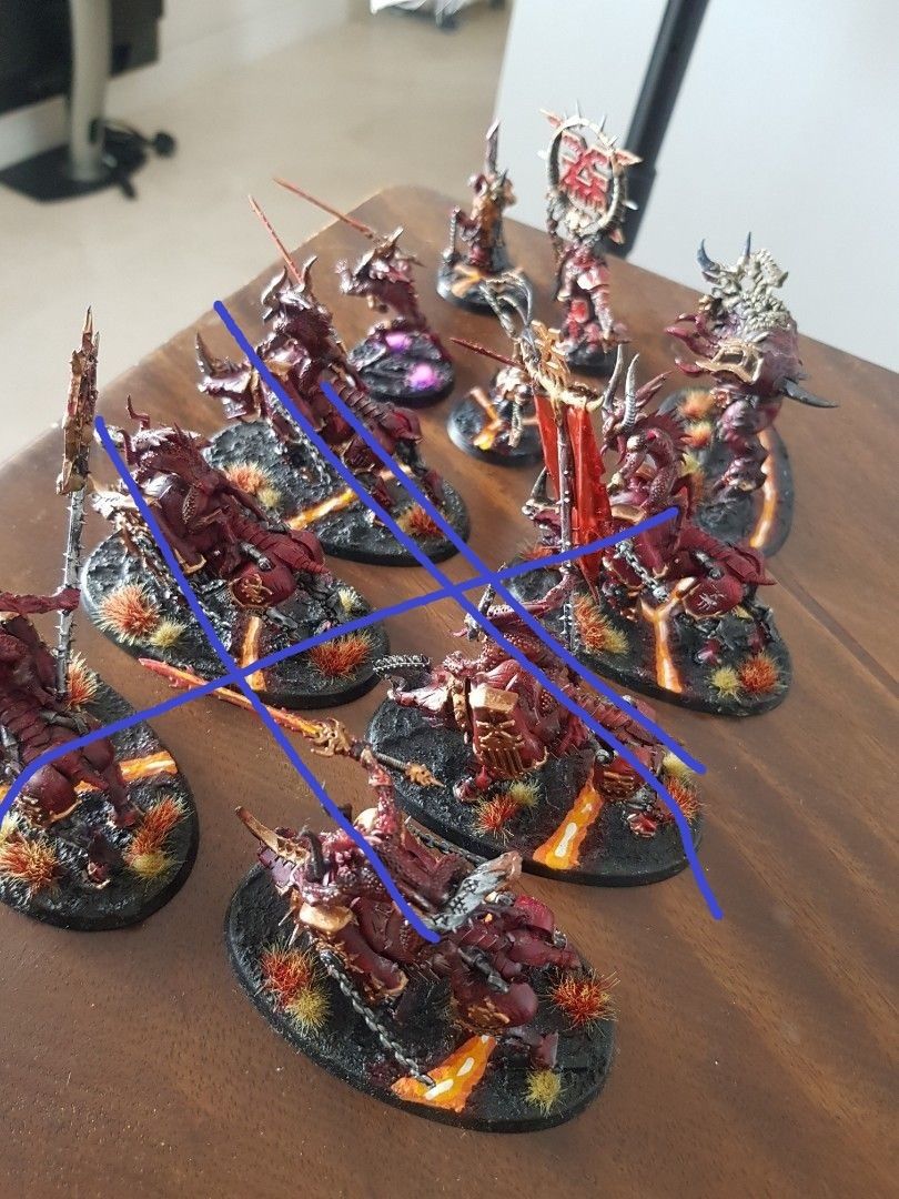 Warhammer AOS - Khorne - Slaughterpriest dans l'Antre du Blup