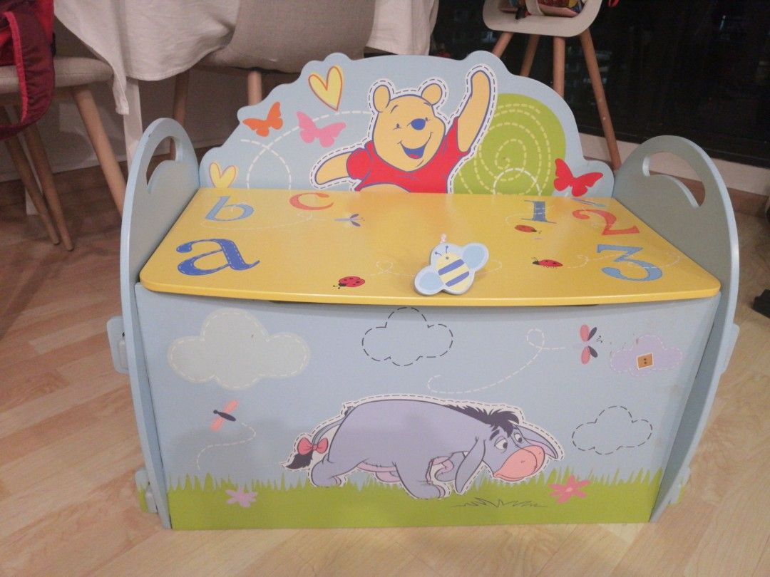 Winnie The Pooh Toys Storage Box/Bench, Babies & Kids, Baby Nursery