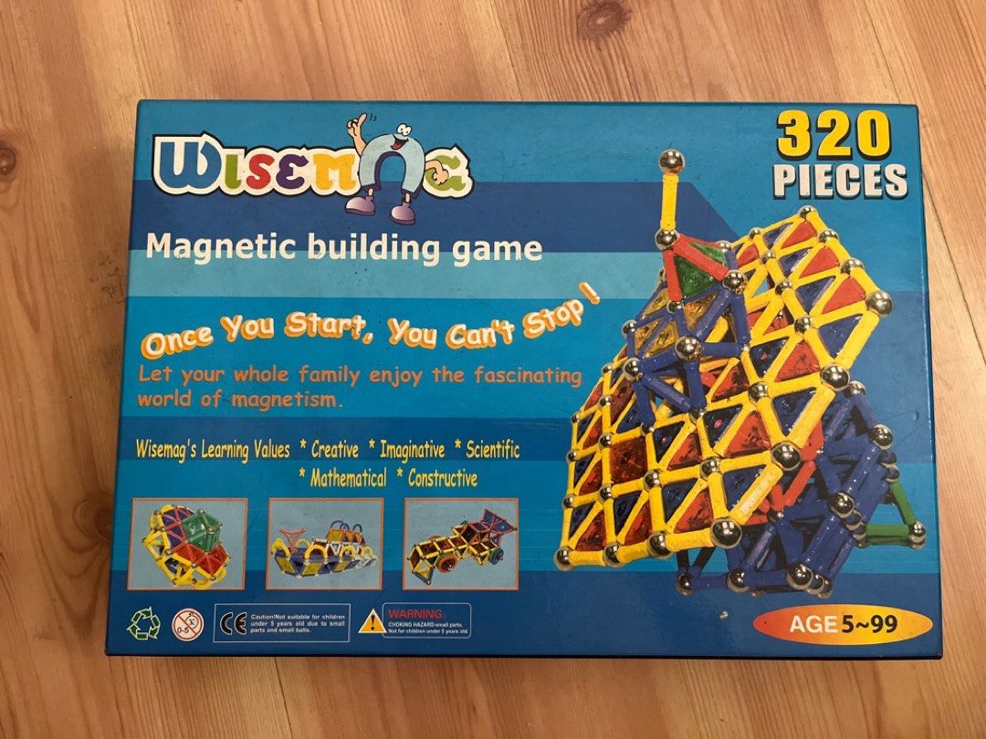 Wisemag Building Game, Hobbies & Toys, Toys & Games on Carousell