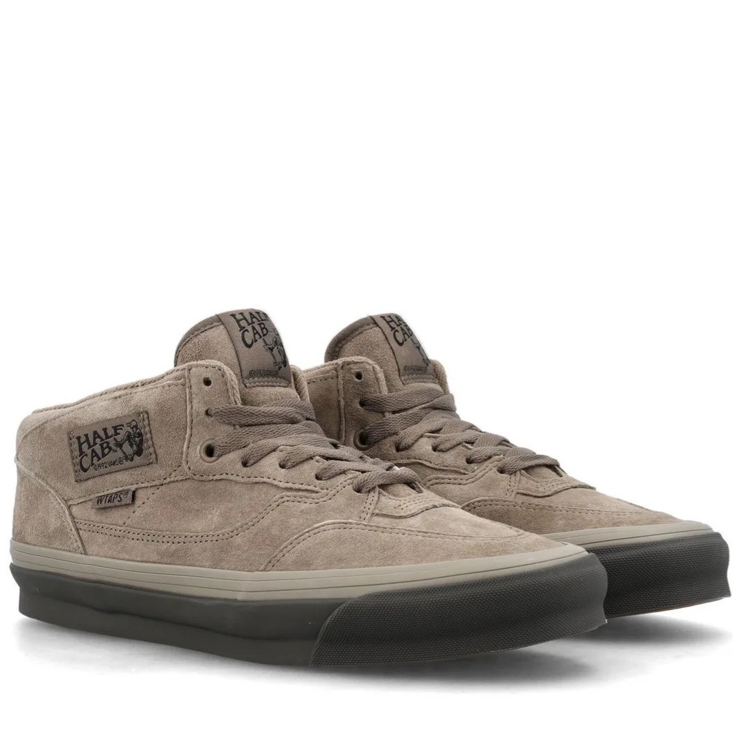 海外限定 VANS VAULT Og Half Cab Lux Khaki 販売スペシャル メンズ