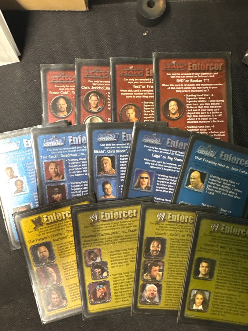 WWE Rawdeal Enforcer, Hobbies & Toys, Toys & Games on Carousell