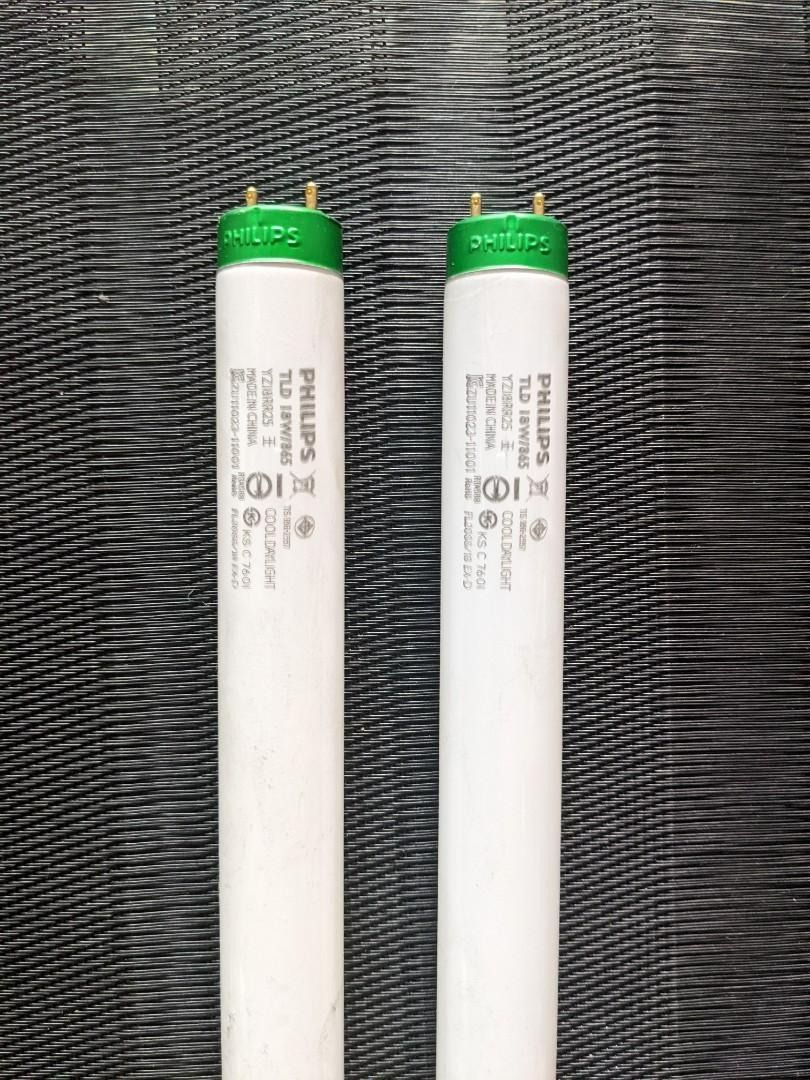 x2 Philips Fluorescent Tube Light Brightboost TLD 18w 865, Furniture ...