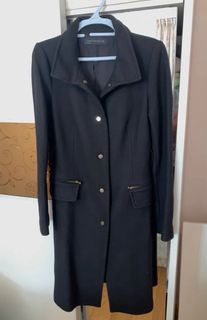 Zara Black Wool Coat