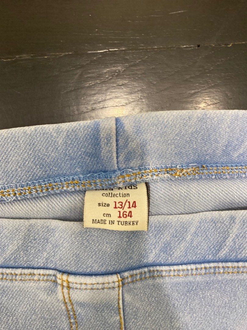 Zara Girls Blue Jeggings Babies Kids Babies Kids Fashion on