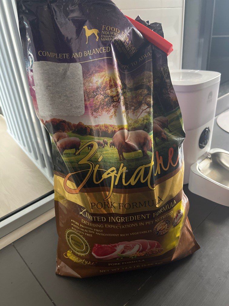 Zignature hot sale pork formula