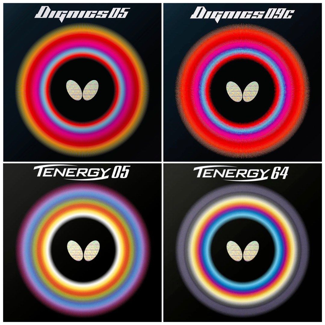 Dignics Tenergy table tennis blade rubber 100 Authentic Original