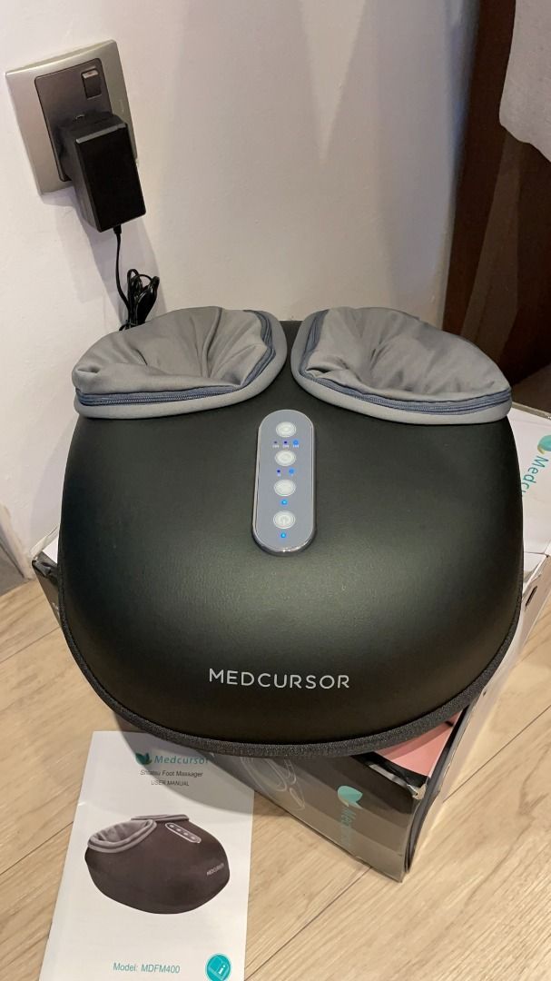 Medcursor Foot Massager Machine with Heat, Deep Kneading Massager