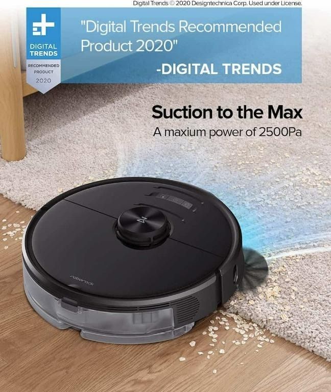 3642) Roborock S6 MaxV Vacuum Cleaner Dual Camera AIPowered Vision