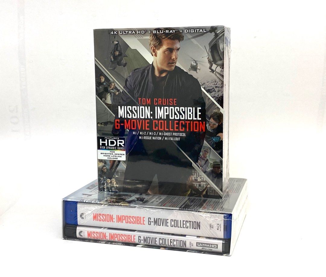 🚫(HOLD) 4K藍光Blu-ray《Mission: Impossible 職業特工隊》第1-6集Box 