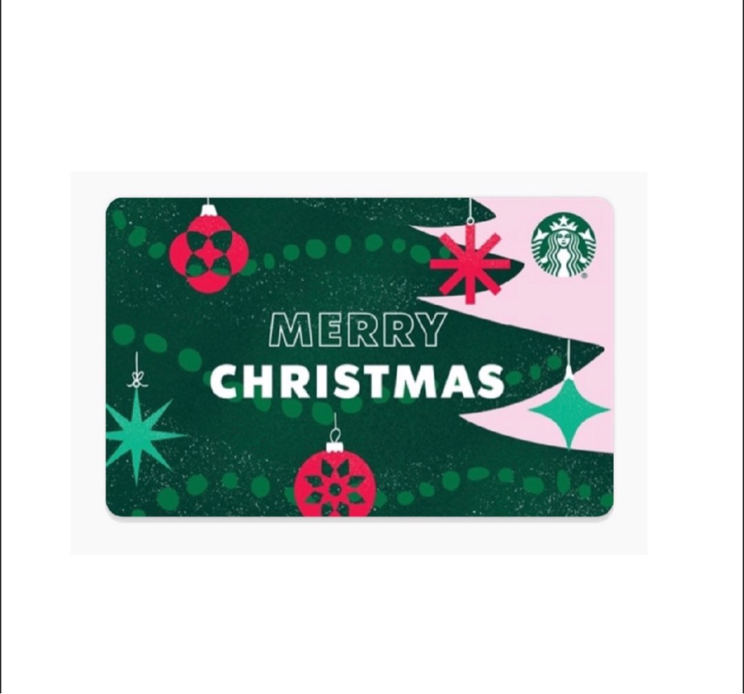 50 Starbucks (Merry Christmas) Gift Card (Security Code intact)(Expiry