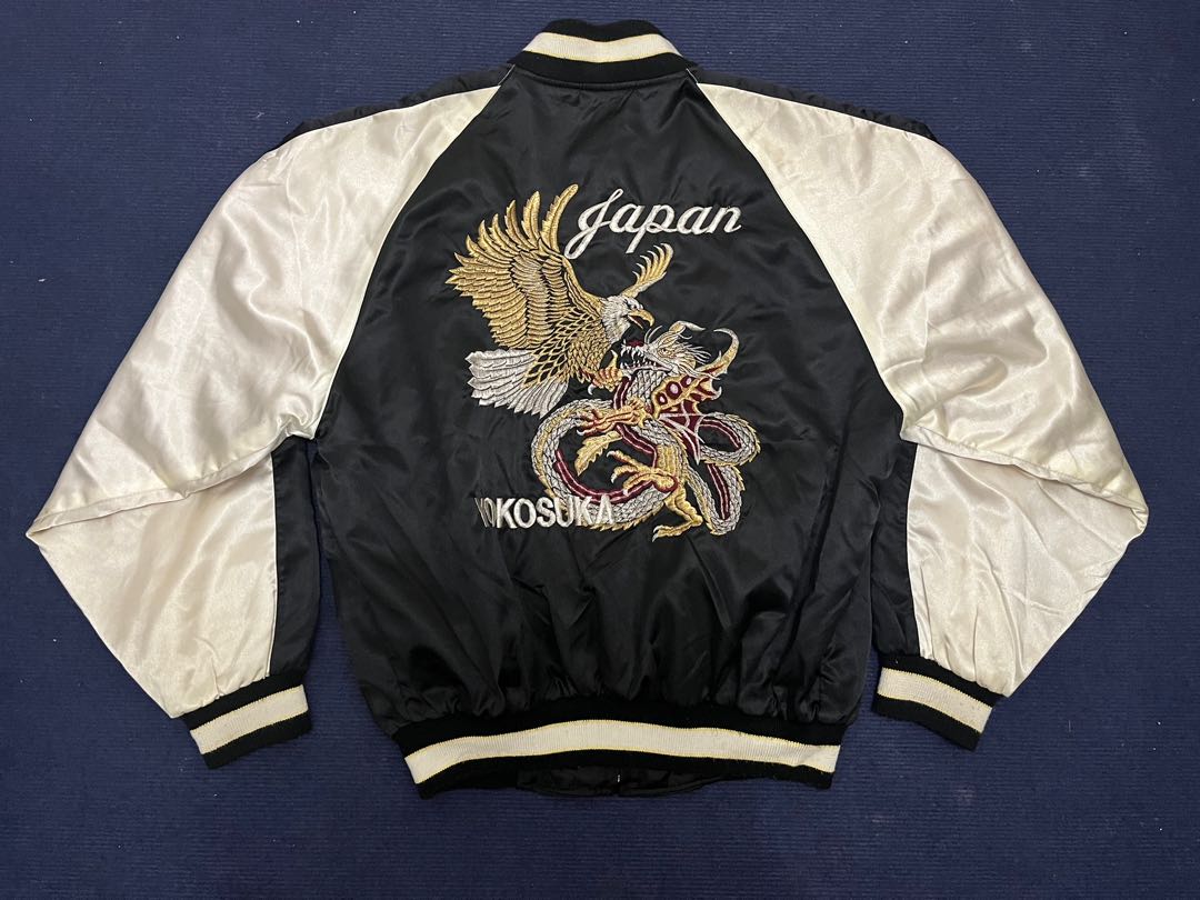 90s Yokosuka Sukajan Jacket, Men's Fashion, Coats, Jackets and ...