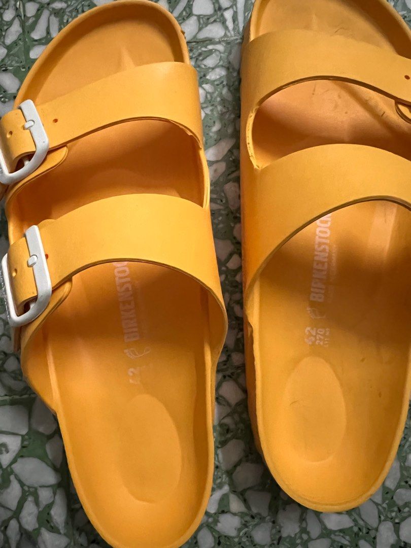 Scuba cheap yellow birkenstocks