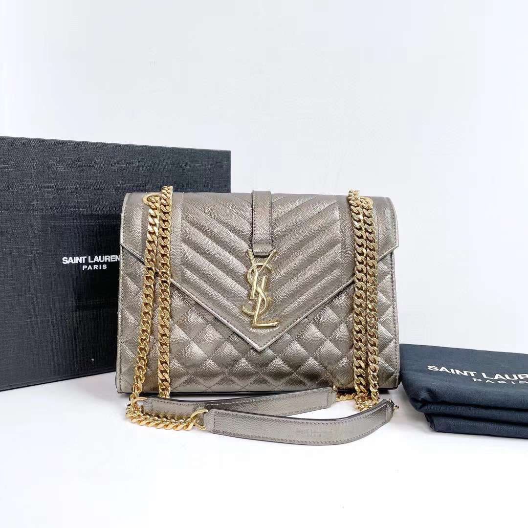 Authentic Ysl large envelope bag, Luxury, Bags & Wallets on Carousell