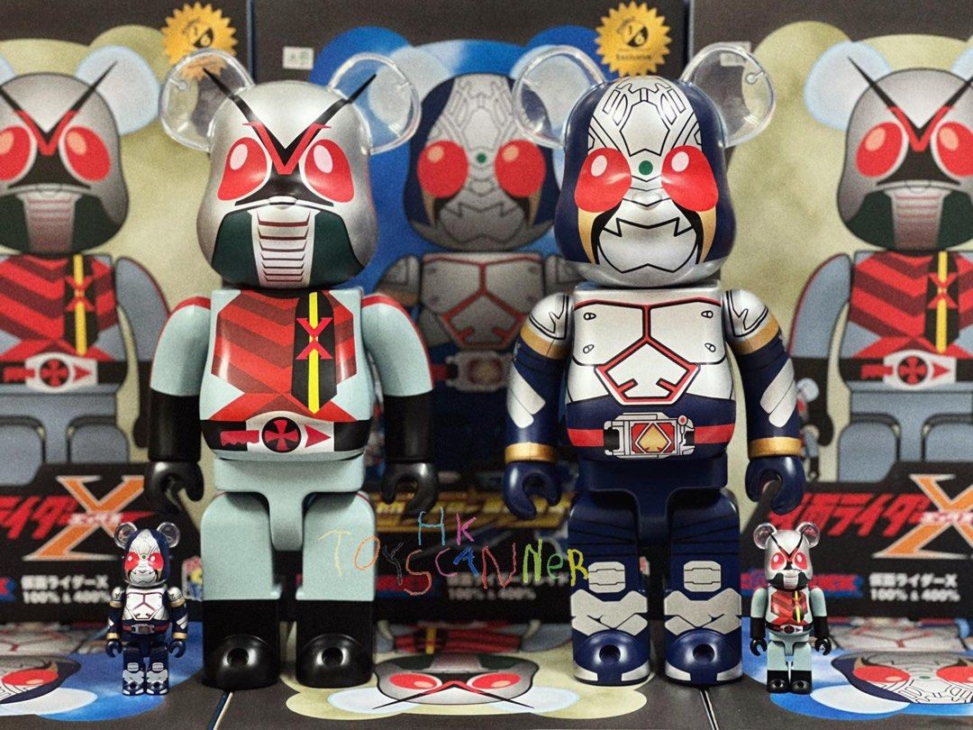 預訂Pre-Order) BE@RBRICK 仮面ライダーX 仮面ライダーブレイド100