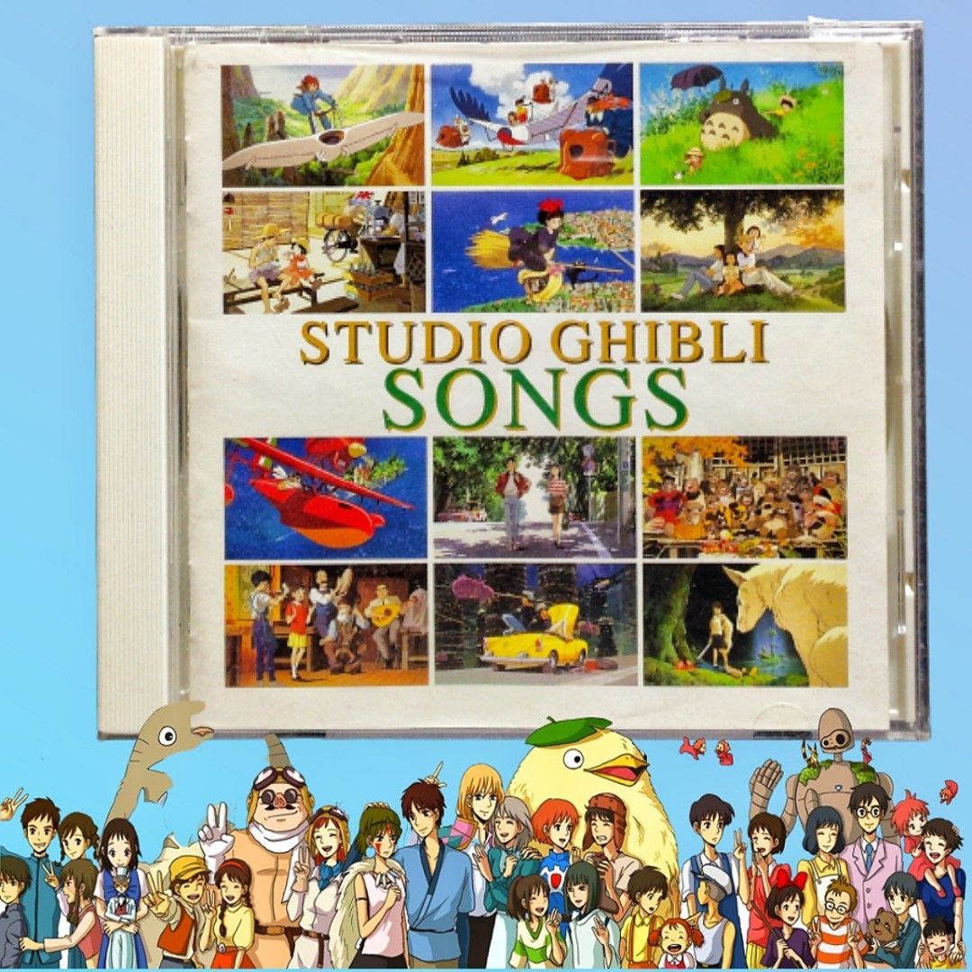 日本版) 吉卜力動畫STUDIO GHIBLI SONGS OST music スタジオジブリソングス1998年版[CD]宮崎駿