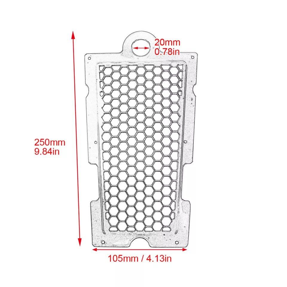ABS Radiator Guard Mesh Grille Protection Cover For Harley Davidson Softail Street Bob