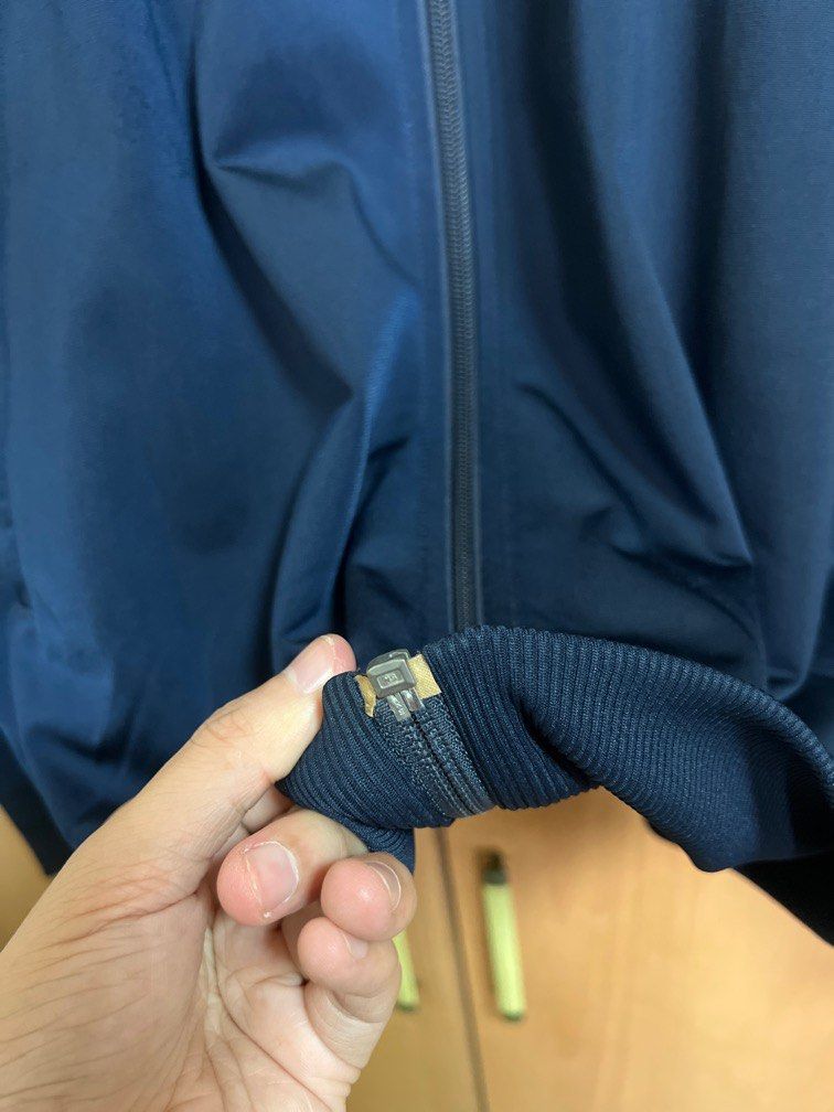 Adidas originals three stripe track jacket in orange sale