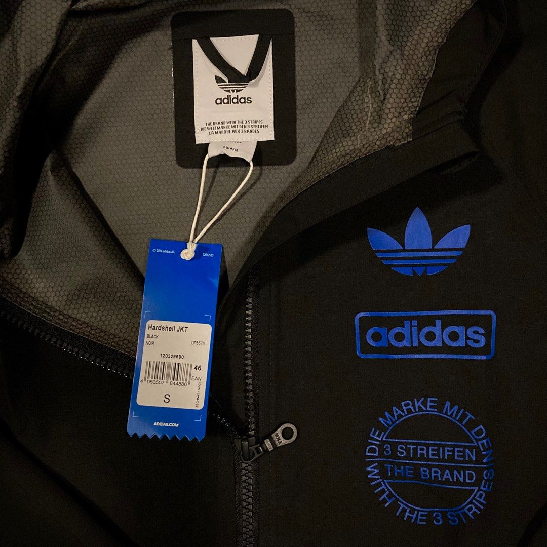 ADIDAS TREFOIL HARDSHELL JACKET Men s Fashion Coats Jackets and