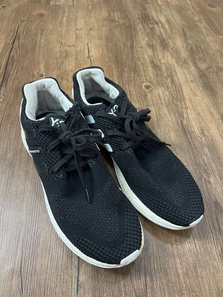 Y3 pure boost black white store