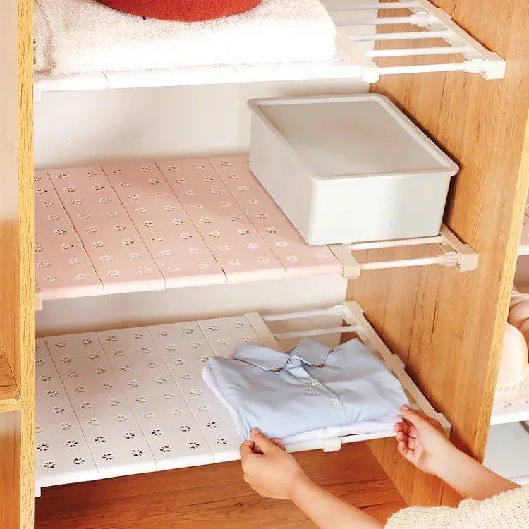 Adjustable Wardrobe layered partition Furniture Home Living Home Improvement Organisation Home Improvement Tools Accessories on Carousell