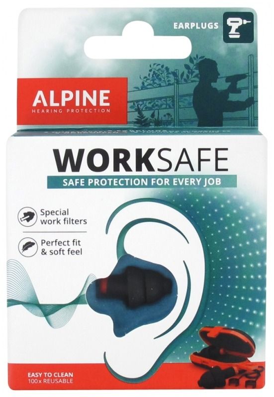 Alpine Hearing Protection Worksafe Earplugs Free Cord, Beauty  Personal  Care, Ear Care on Carousell