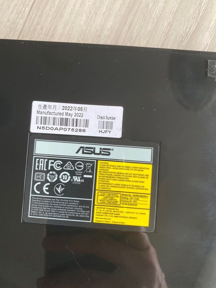 Asus dvd, cd reader / writer, Computers & Tech, Parts & Accessories ...