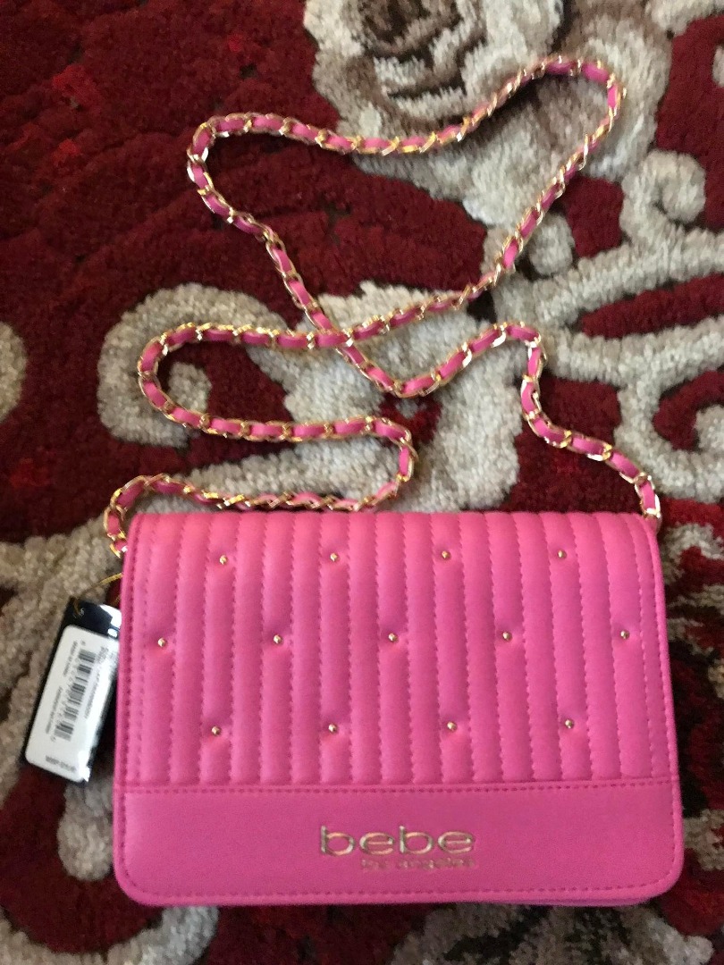 Bebe crossbody on sale bag pink
