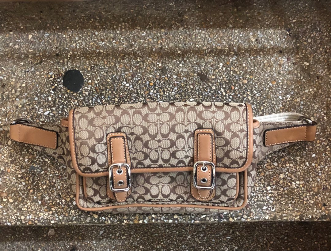 authentic coach belt bag