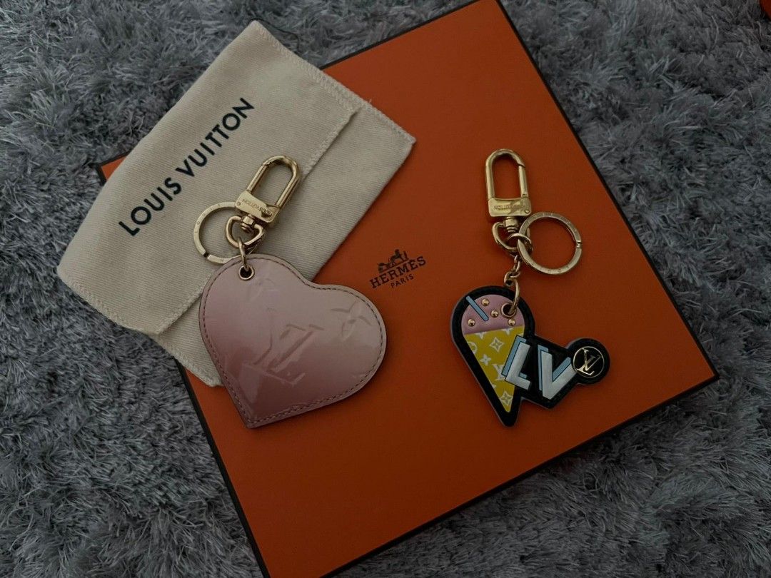 Louis Vuitton Limited Edition Heart Key Holder and Bag Charm Fall