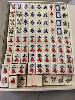 High Grade Ecofriendly 40-42MM Ivory Color Crystal Jade Mahjong