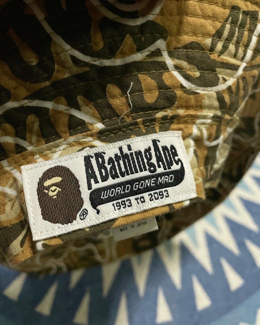 Bape Bucket Hat, Men's Fashion, Watches & Accessories, Cap & Hats on