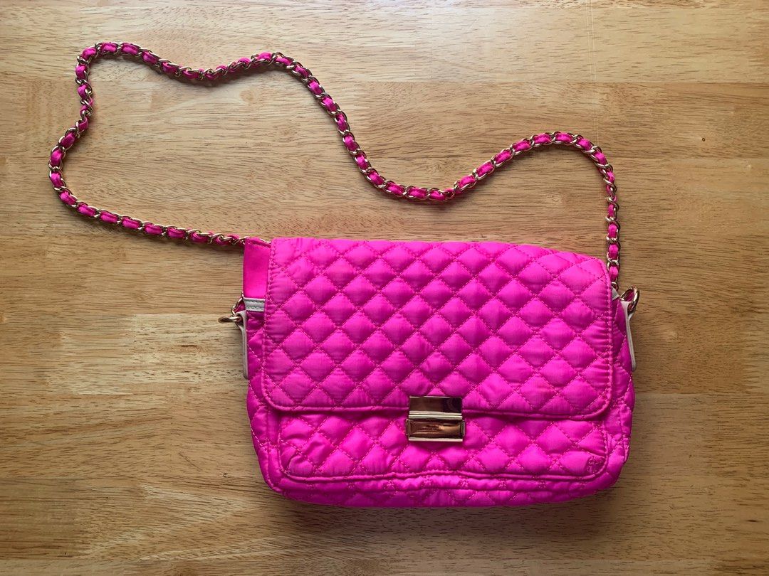 Hot pink clutch forever 21 store