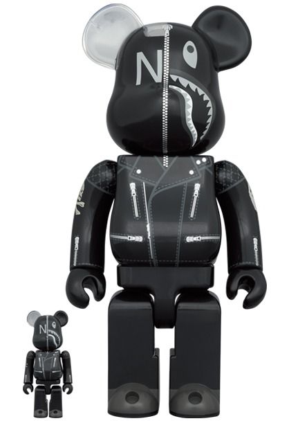 現貨」BEARBRICK BE@RBRICK A BATHING APE(R) × NEIGHBORHOOD(R) NBHD 