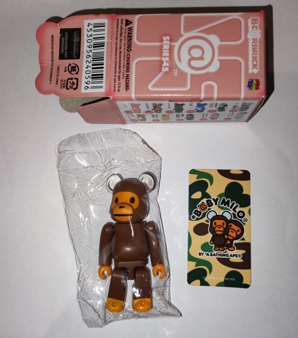 Bearbrick Be@rbrick Series 45 大隱藏1/192 baby milo bathing ape