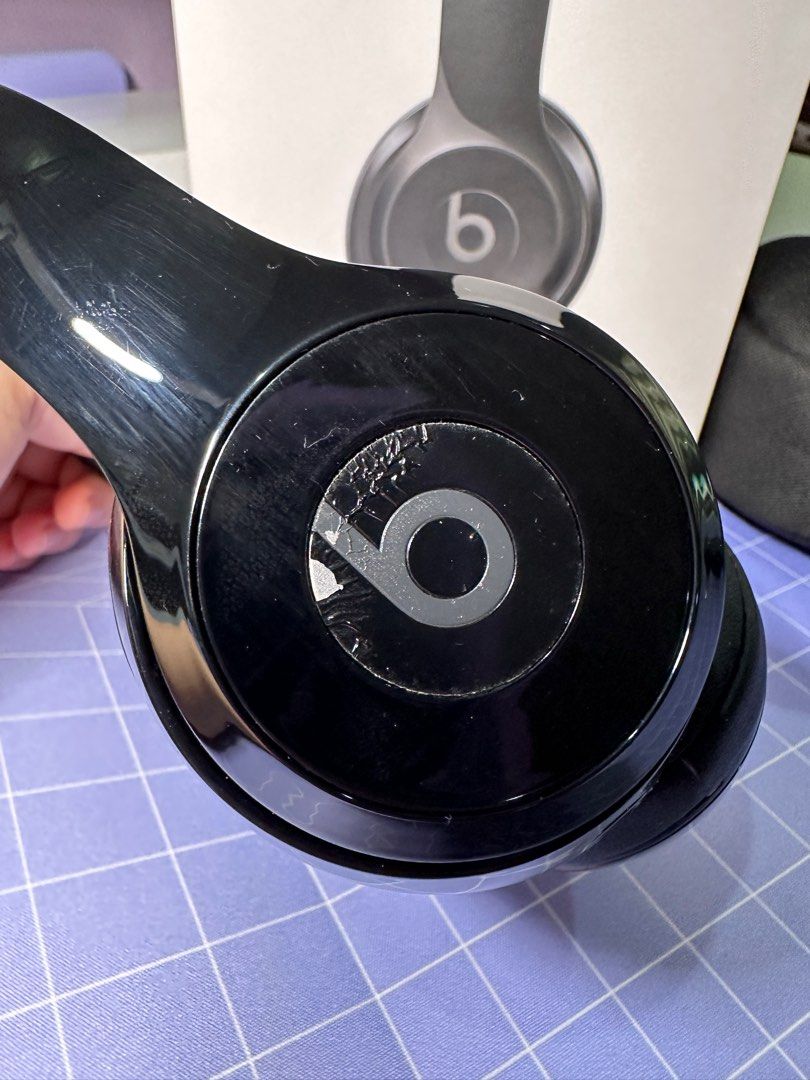 Beats Solo3 Wireless Headphones Gloss Black, Audio, Headphones