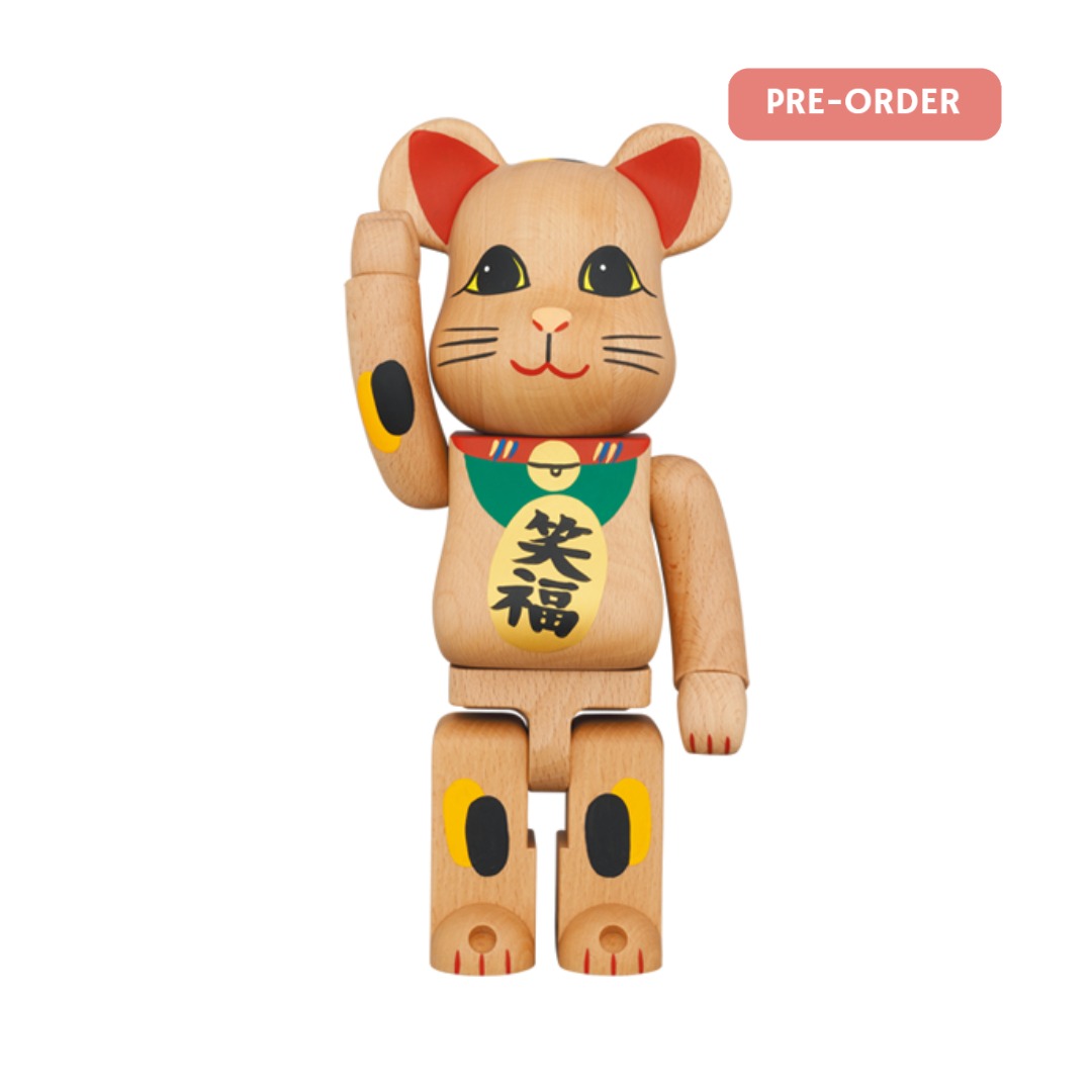 BE@RBRICK カリモク招き猫四400％, 興趣及遊戲, 玩具& 遊戲類- Carousell