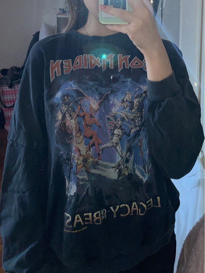 Sudadera iron maiden sale bershka