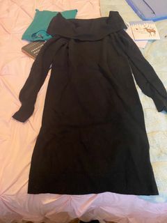 Black cashmere tunic