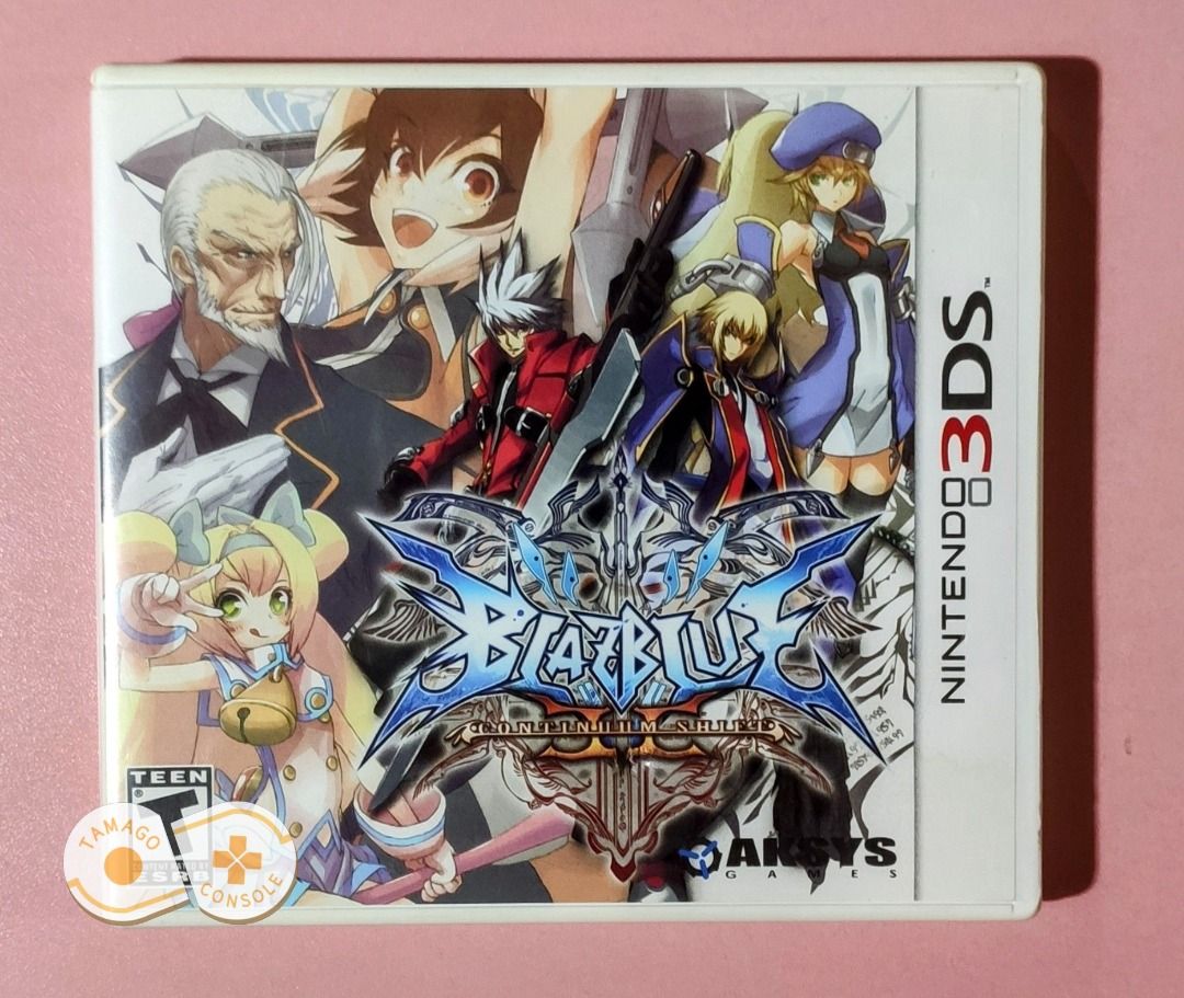 BlazBlue Continuum Shift II 3DS Game NTSC ENGLISH Language