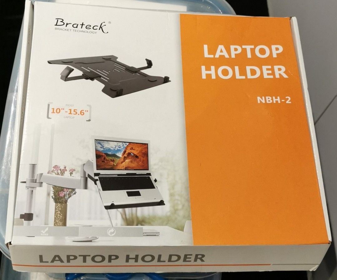 (Bracket Only) Steel Laptop Bracket Laptop VESA Mount Adapter for