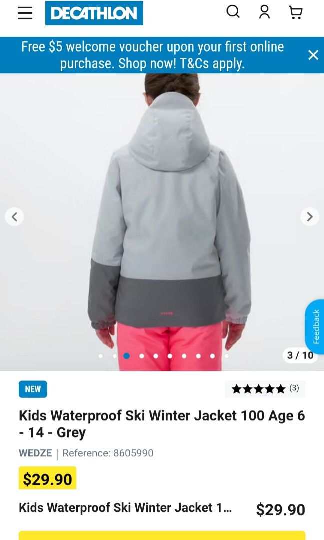 Age 14 clearance waterproof jacket